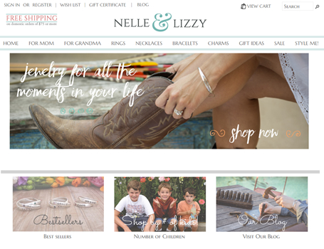 Nelle and Lizzy personalized jewelry