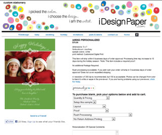 Idesign Paper Custom Stationery