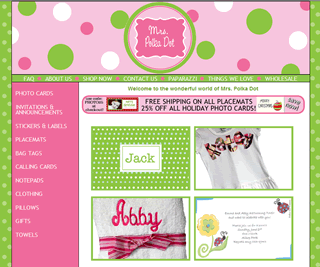 Mrs Polka Dot Stationery