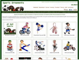 sports ornaments