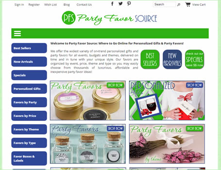 Party Favor Source Online Store